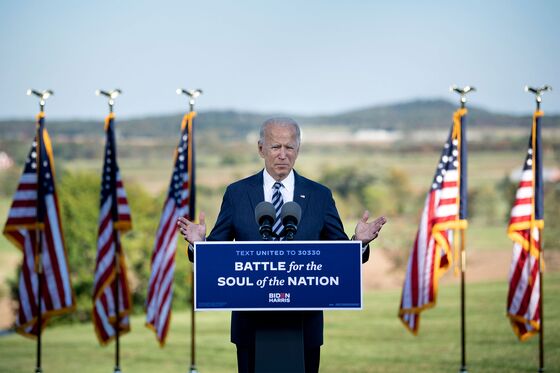 Biden Uses Gettysburg Backdrop to Say He Can Unite the Nation