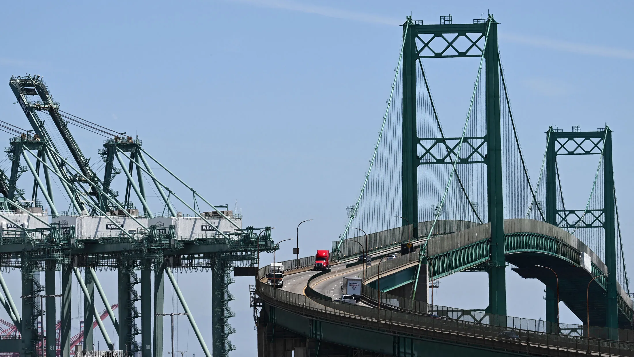 The Port of Los Angeles in San Pedro, California.