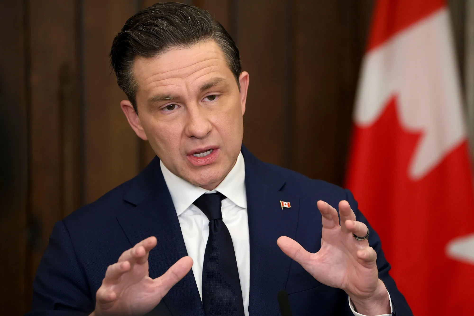 Pierre Poilievre, leader of Canada’s Conservative Party.