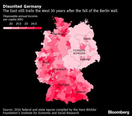 Thirty Years After the Berlin Wall Fell, the Battle for German Unity Still Rages