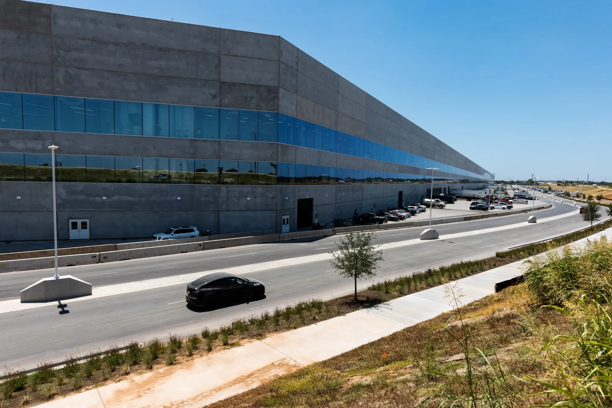 The Tesla Gigafactory in Austin, Texas, US.
