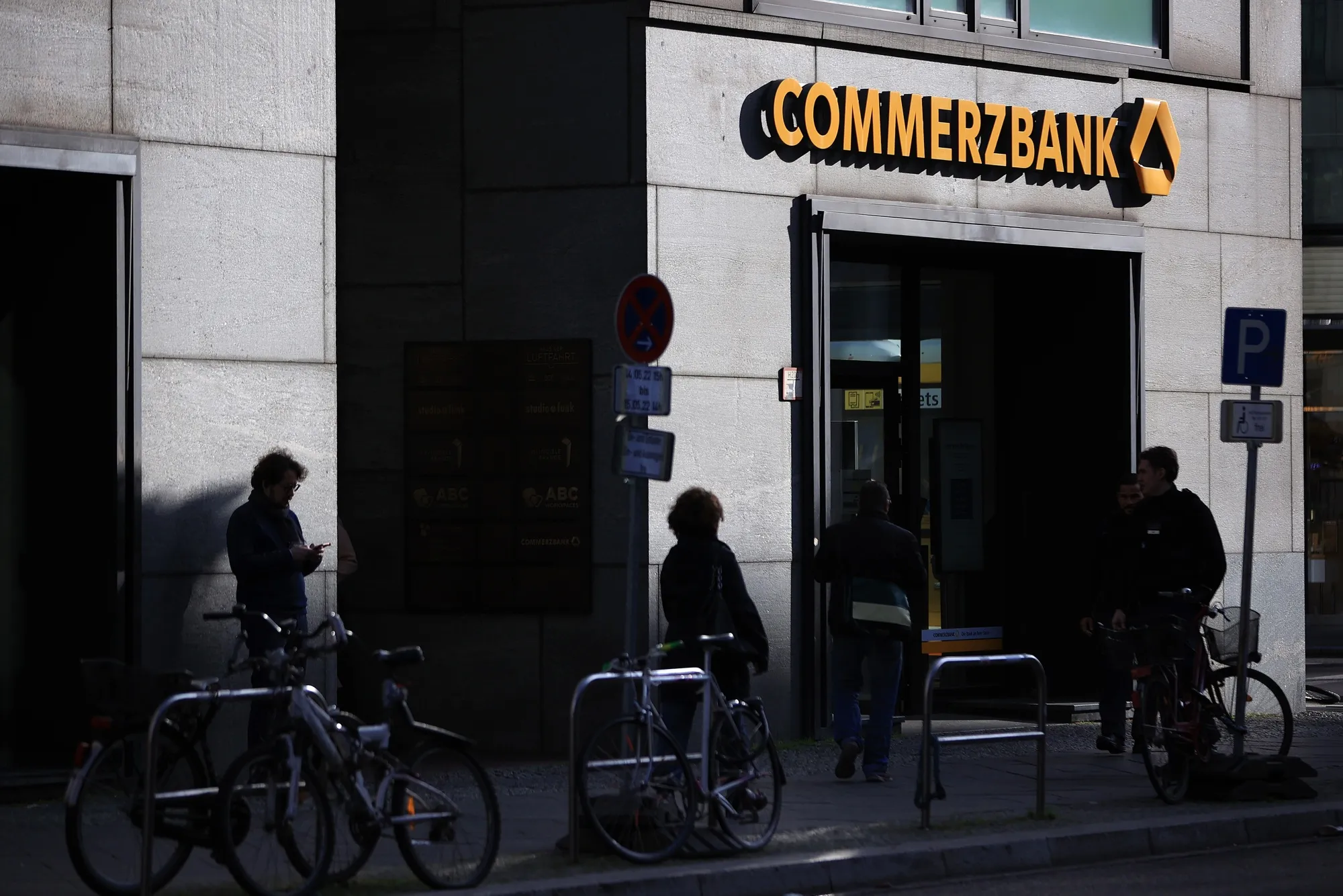 A branch of Commerzbank AG in Berlin, Germany.