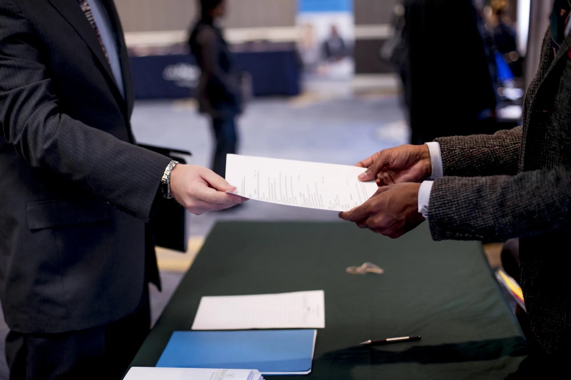 Inside A National Career Fairs Event Ahead Of Initial Jobless Claims 