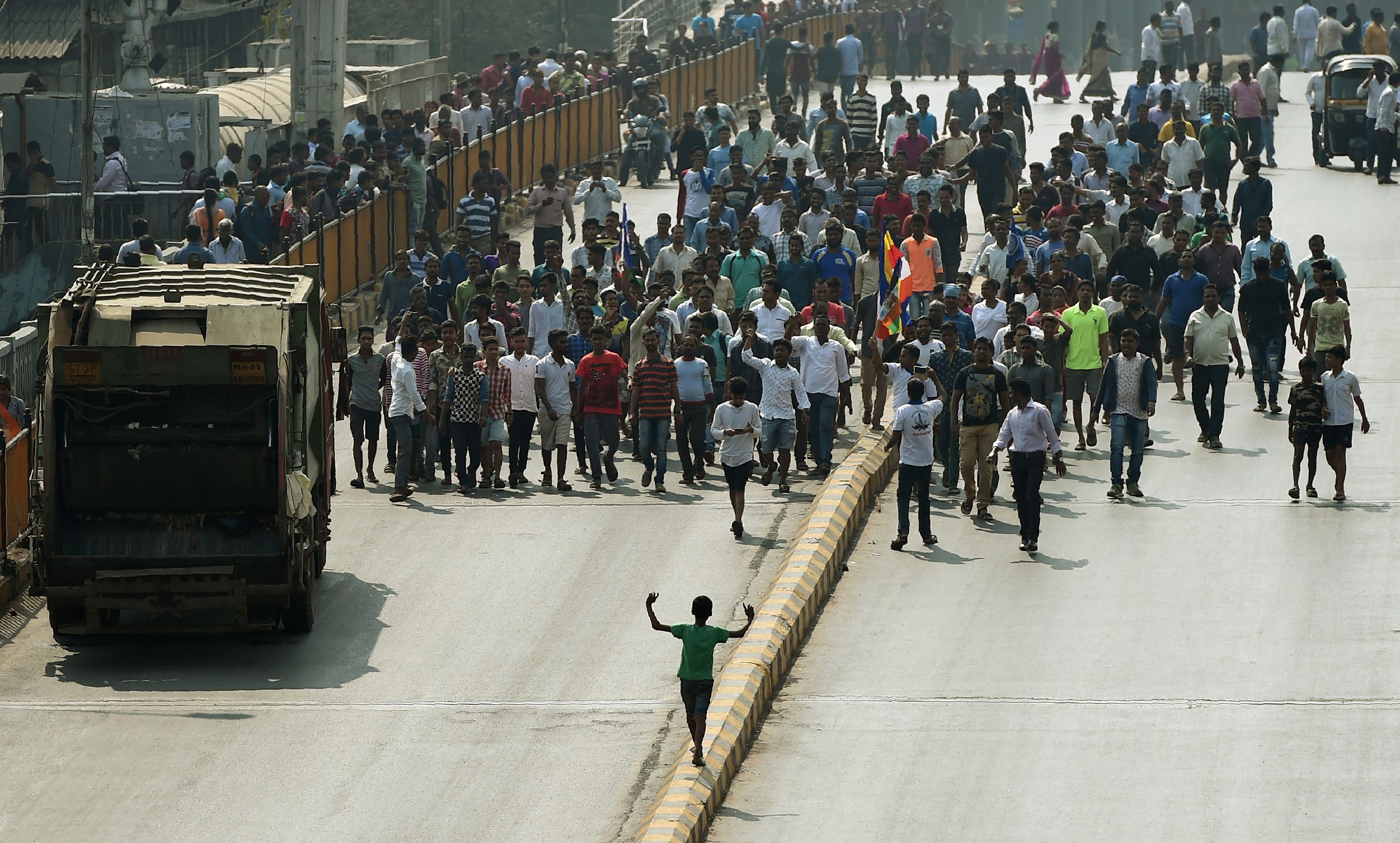 Protesters in Mumbai on Jan. 3.&nbsp;