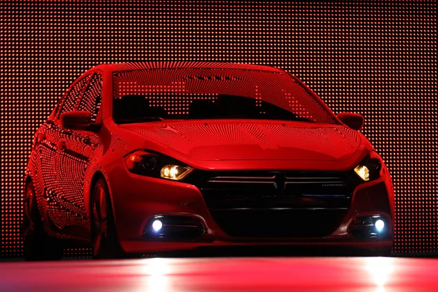 The 2013 Dodge Dart is unveiled at the North American International Auto Show in Detroit on Jan. 9, 2012