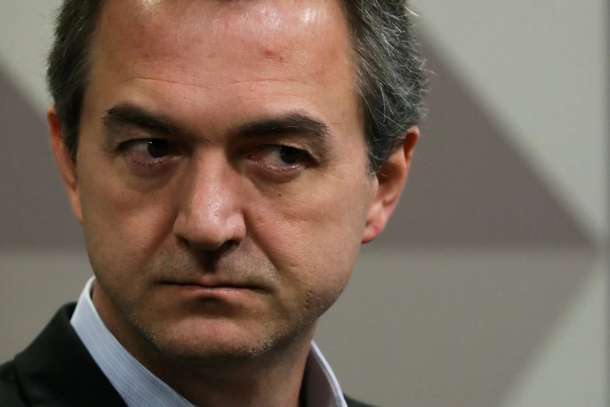 Joesley Batista, former president and chief executive officer of J&F Investimentos SA, listens during a congressional inquiry hearing at the National Congress building in Brasilia, Brazil, on Tuesday, Nov. 28, 2017. The securities regulator opened an investigation on October 26 accusing brothers Joesley and Wesley Batista for insider trading and market manipulation. JBS SA, Joesley and Wesley have repeatedly denied any wrongdoing.