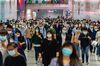 Passengers walk through the Hong Kong subway station in Nov. 2020.