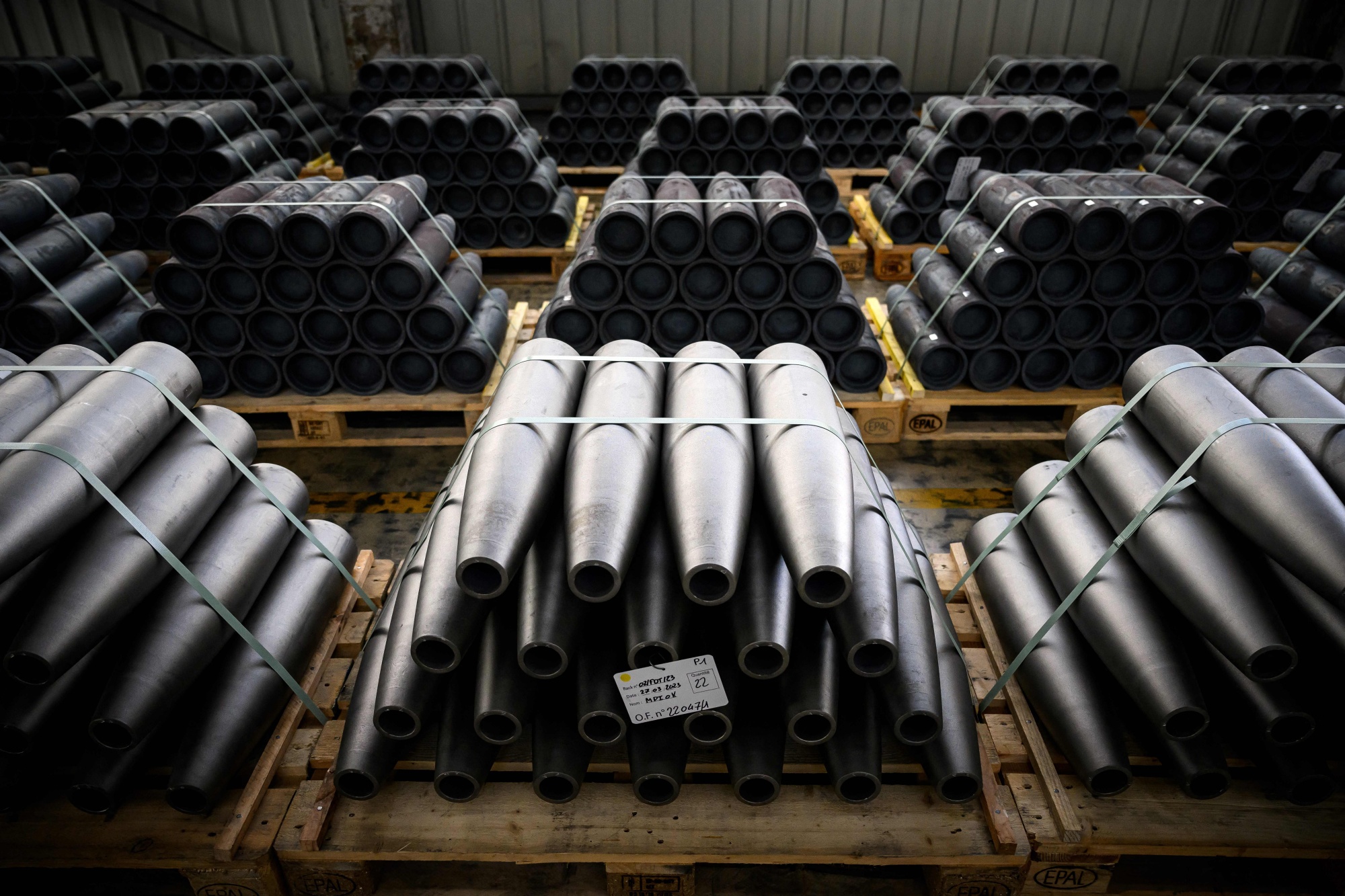 EU Set to Double Output of Artillery Shells After Slow Start - Bloomberg