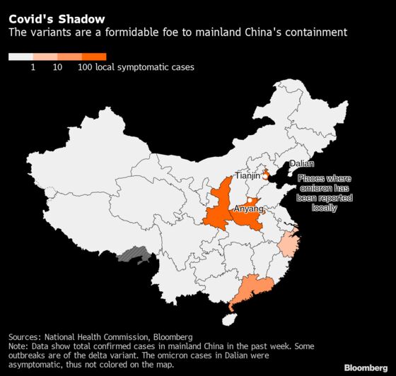 China Outbreak Reaches Six Provinces as Omicron Takes Hold