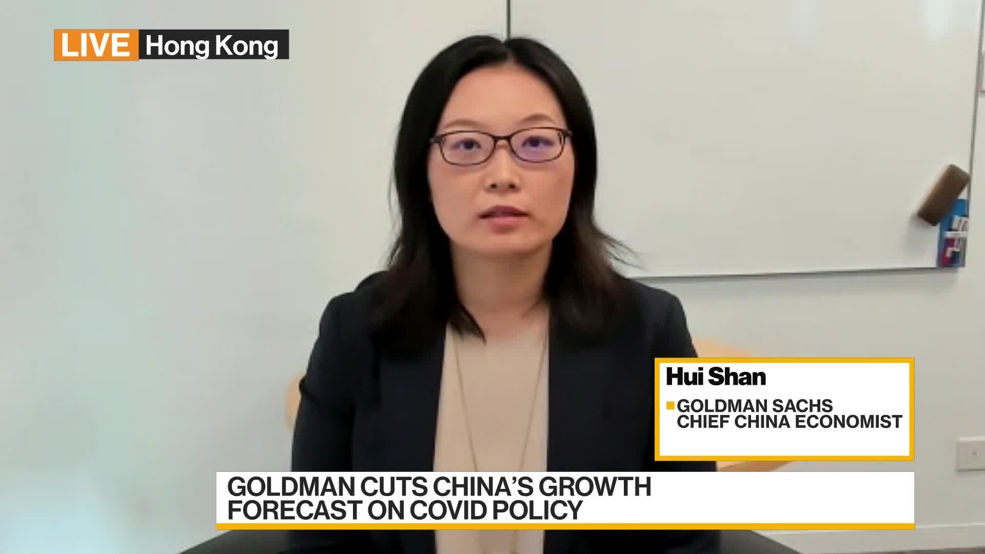 Watch Goldman Cuts China’s Growth Forecast to 4% - Bloomberg