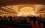 Opening night at the Stern Auditorium at Carnegie Hall in New York on Oct. 6, 2021.