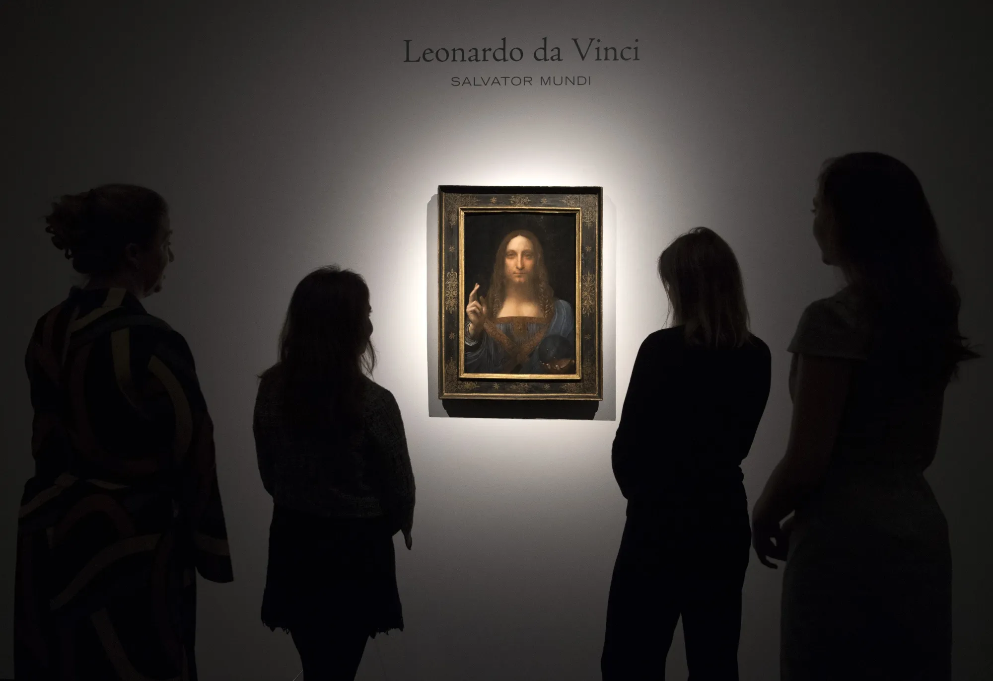 Christie's Previews Leonardo Da Vinci's Salvator Mundi Prior To Auction