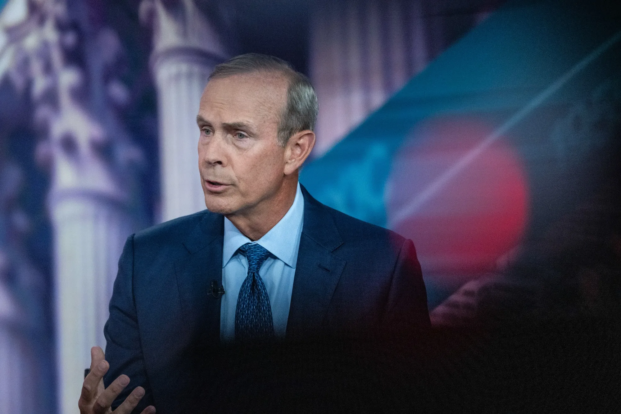 Chevron Corp. CEO Mike Wirth during a Bloomberg Television interview in New York on Friday.