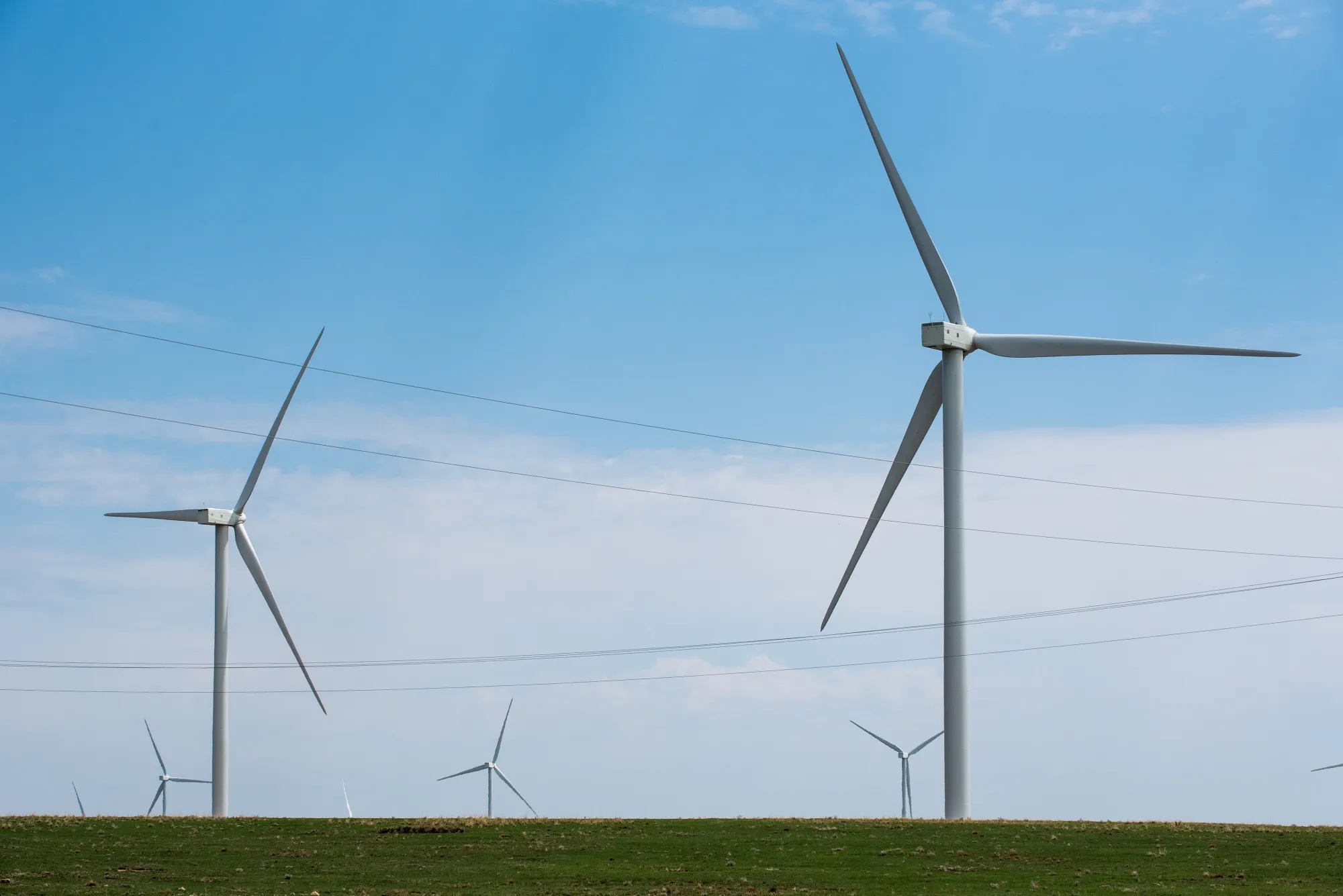 Construction At The Avangrid Renewables La Joya Wind Farm