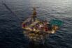 A BP energy platform.
