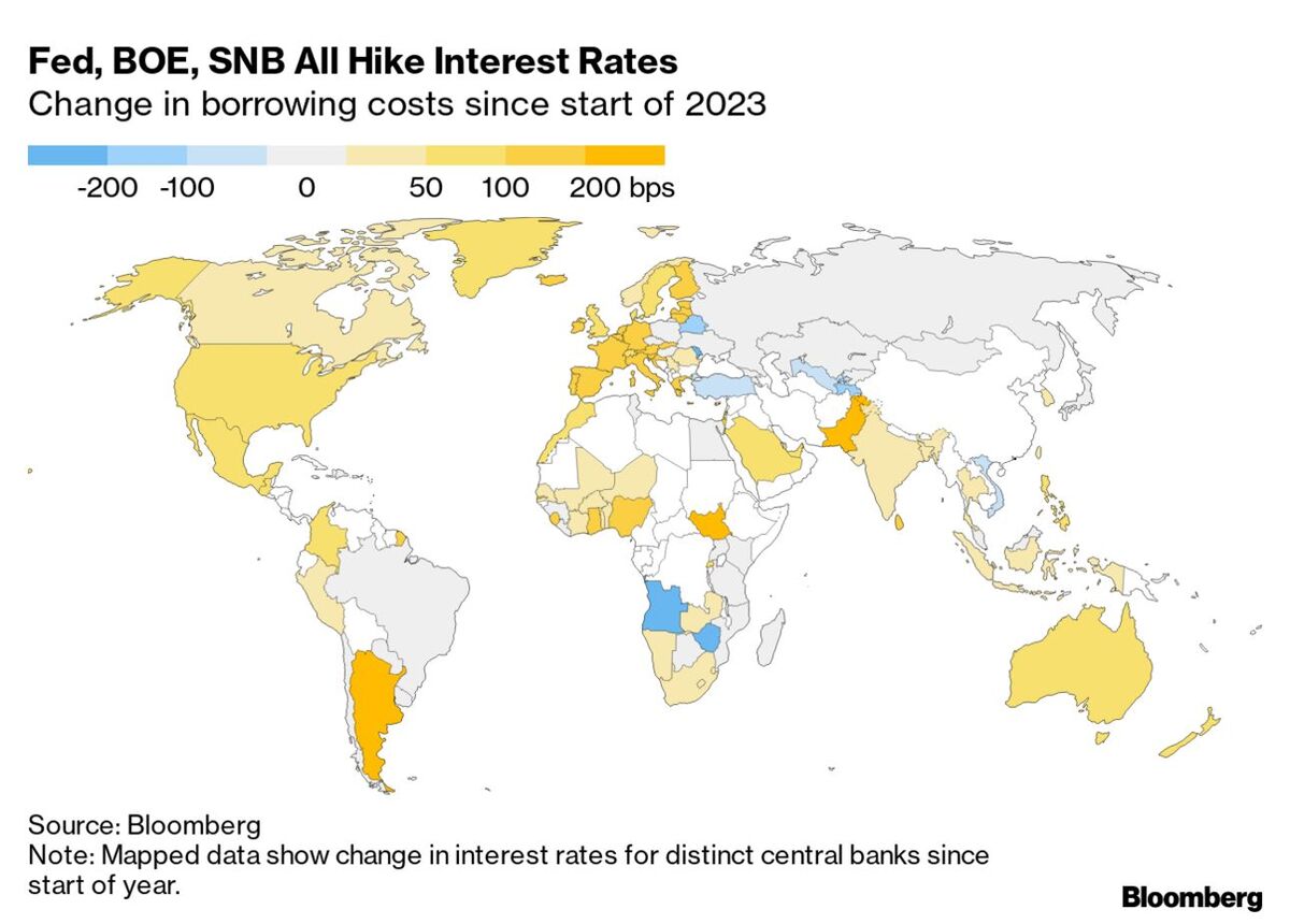 Charting the Global Economy: Fed, BOE, SNB Push Ahead With Hikes ...
