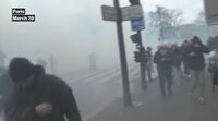 relates to Police Tear Gas Pension Plan Protesters in Paris