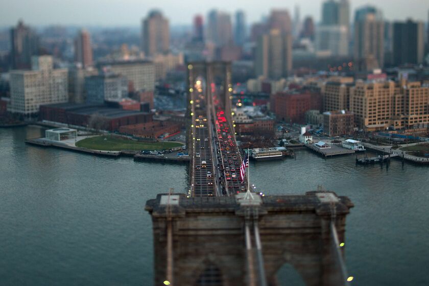 Aerials Of New York And New Jersey As Stocks, Treasuries Fall On Fed Speculation