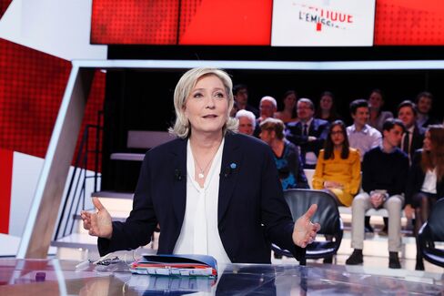 Marine Le Pen on Feb. 9.