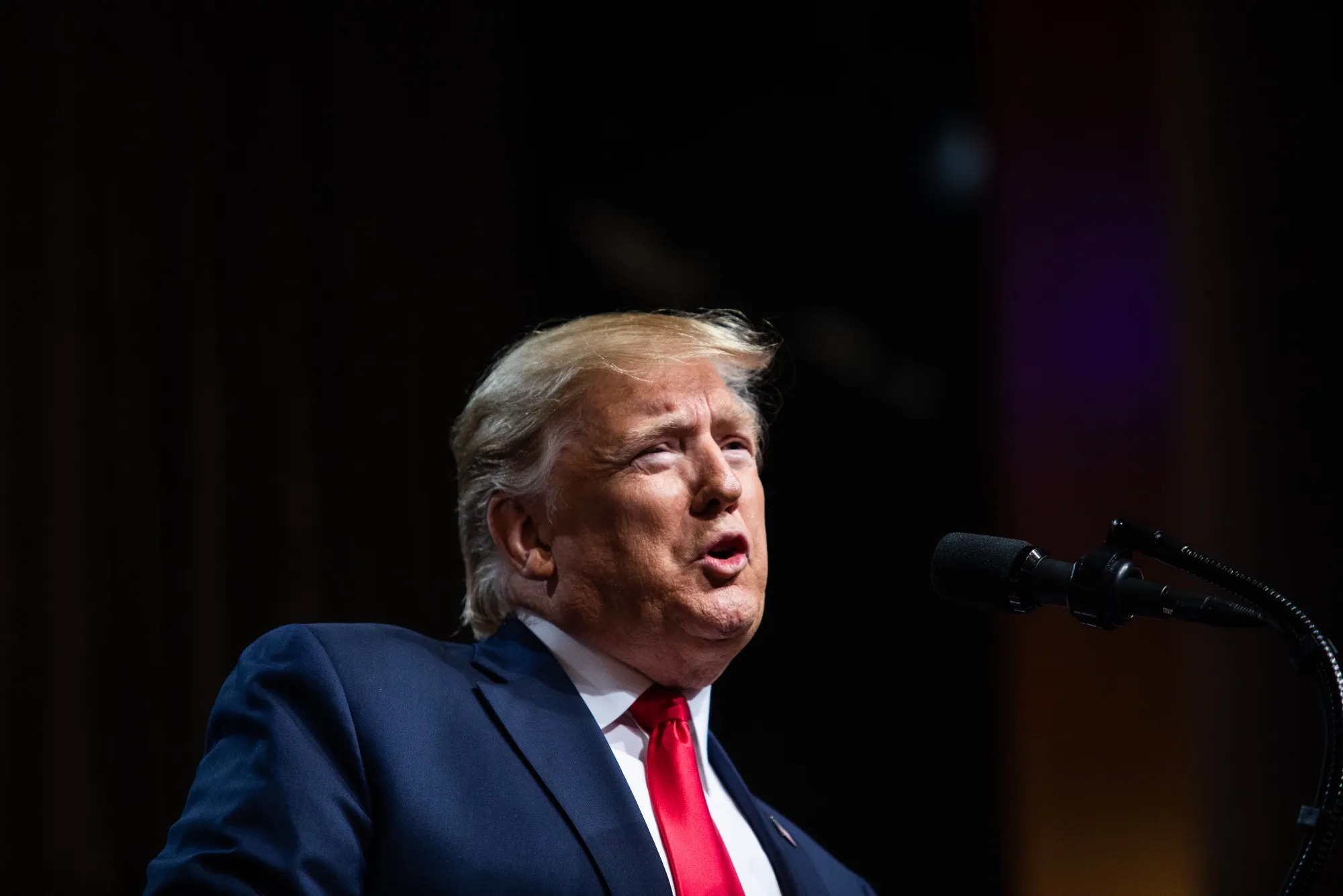 President Donald Trump during an Economic Club of New York event on Nov. 12.