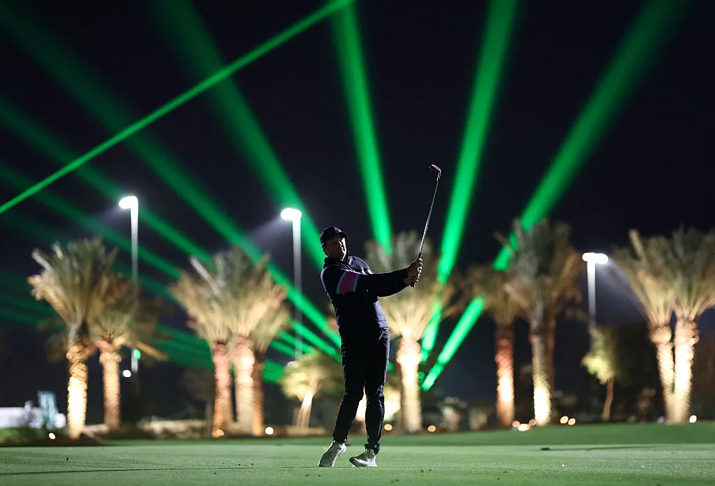 Peter Uihlein of RangeGoats GC on day three of LIV Golf Riyadh on February 06, 2026 in Jeddah, Saudi Arabia.