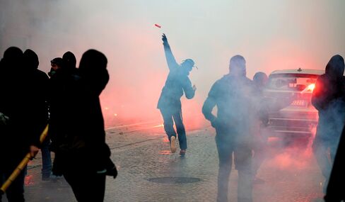 Demonstration in Milan