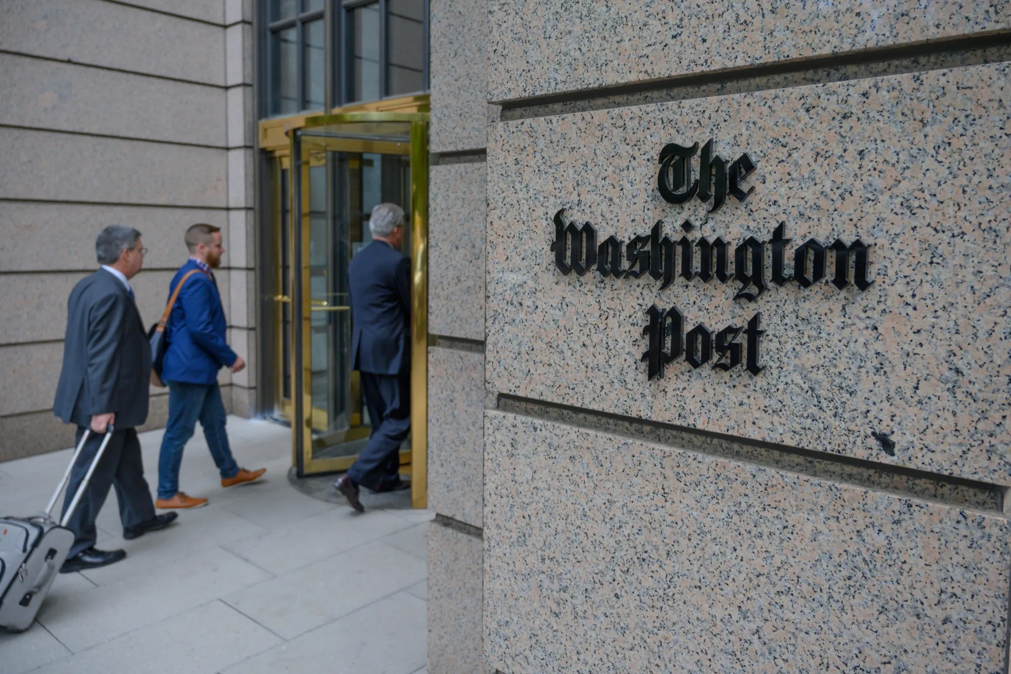 The Washington Post headquarters in Washington DC.
