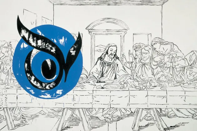 Deutsche Bank is holding art including Warhol’s “Last Supper” to back a loan