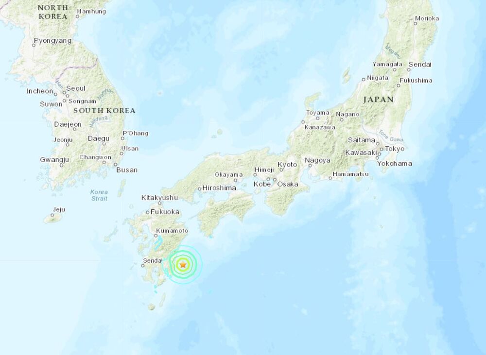 Earthquake In Southwestern Japan Causes No Apparent Damage Bloomberg