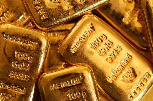 Gold bars.