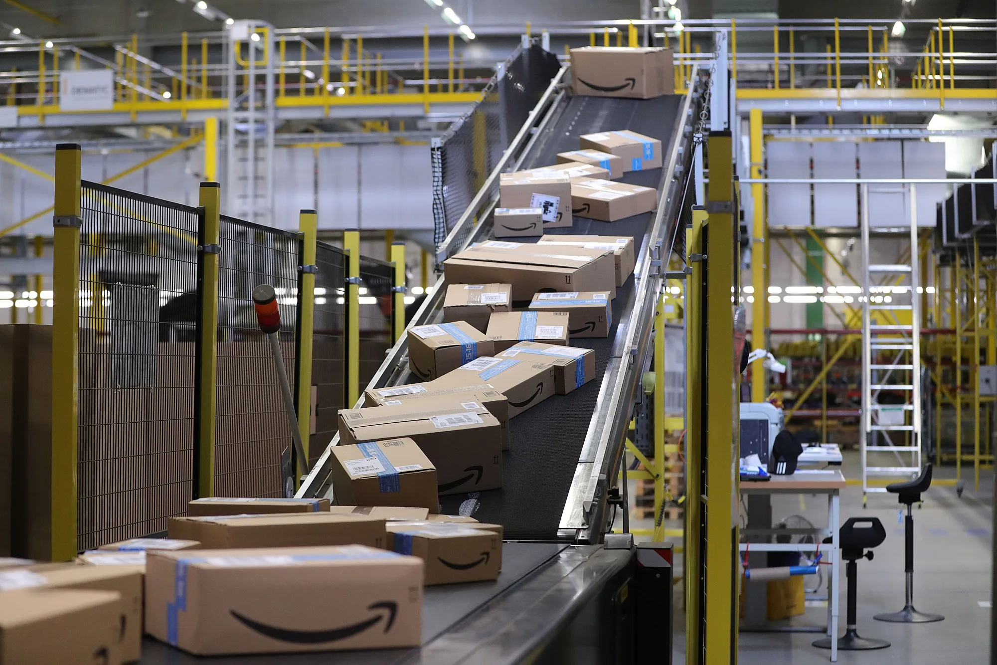 Inside An Amazon Inc. Fulfilment Center On Prime Day