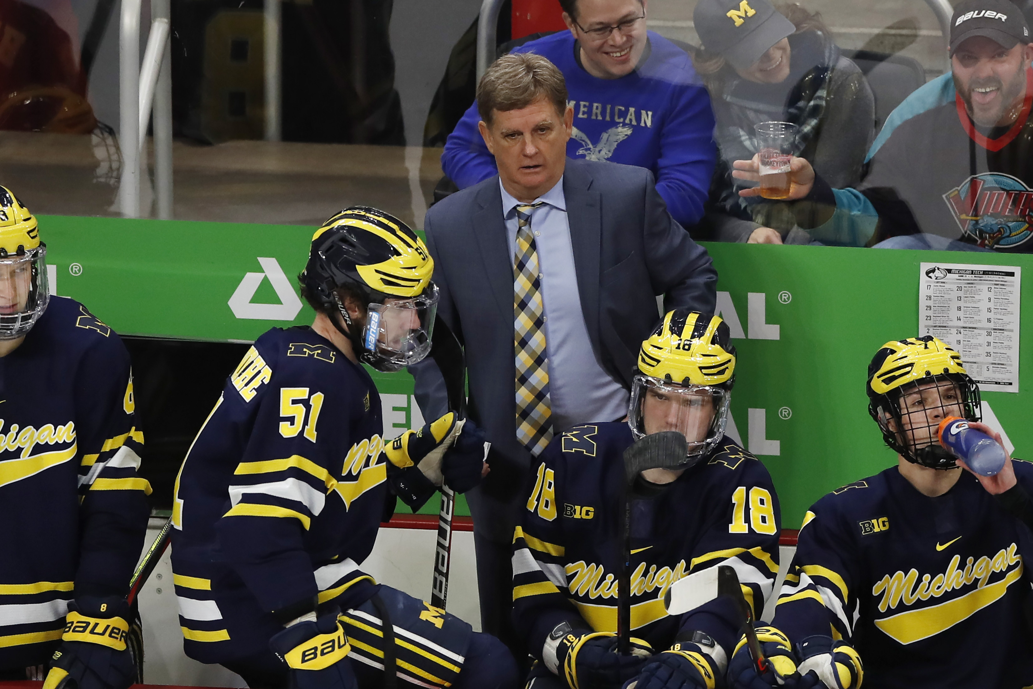 Michigan Cuts Ties With Embattled Hockey Coach Mel Pearson - Bloomberg