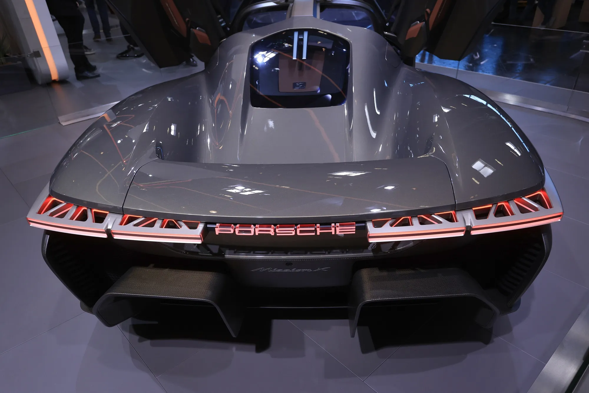 A Porsche Mission X electric concept sports car shown in 2023. Porsche’s revival could do with a dose of that excitement.&nbsp;