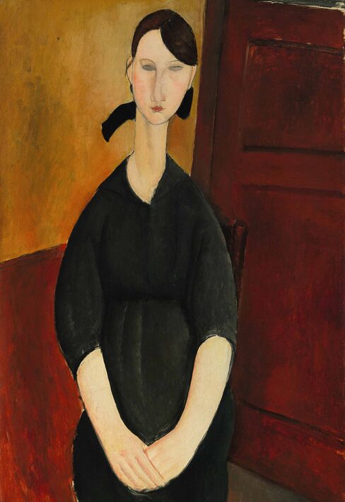 "Portrait de Paulette Jourdain" by Amedeo Modigliani.