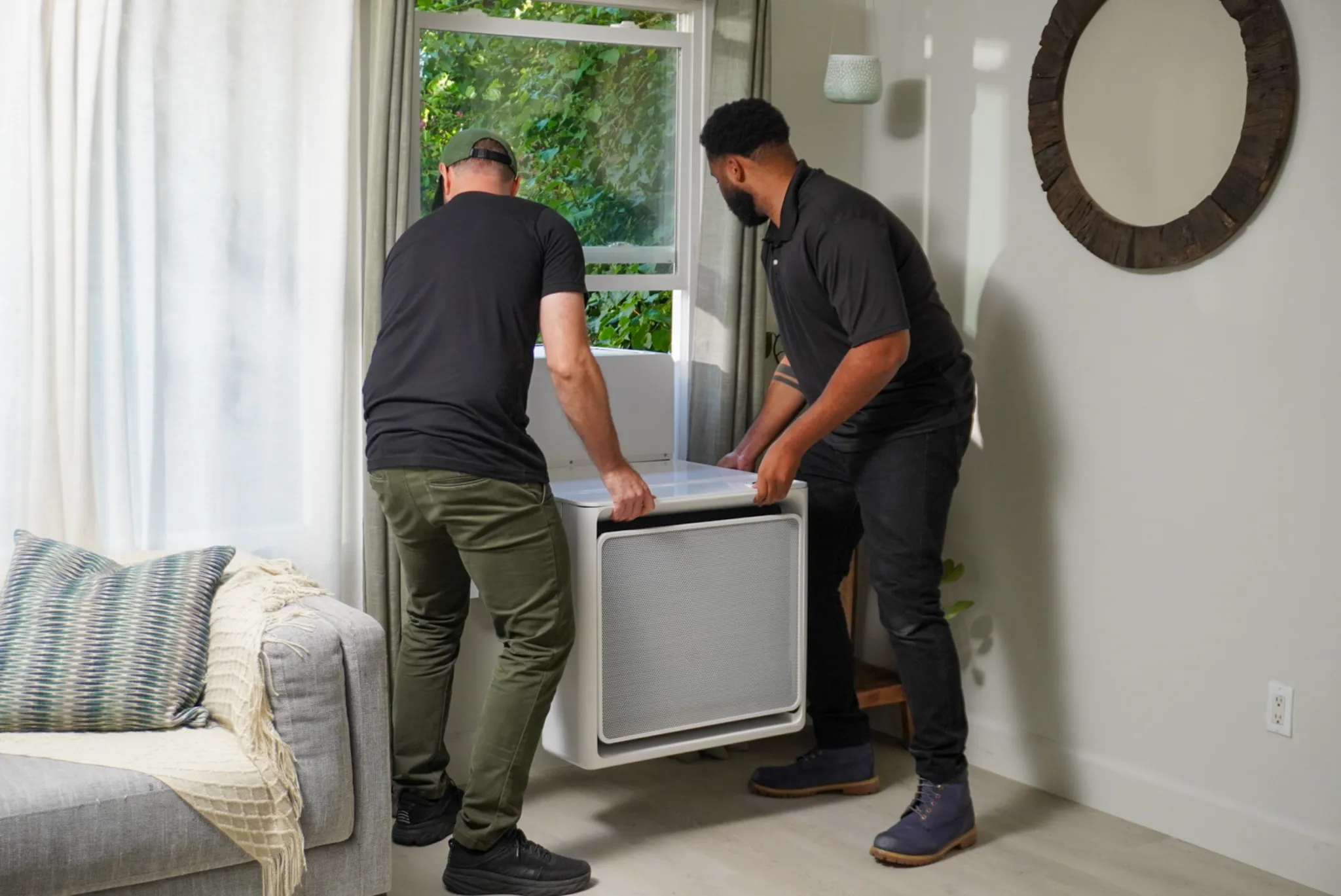 Installers with a Gradient heat pump.