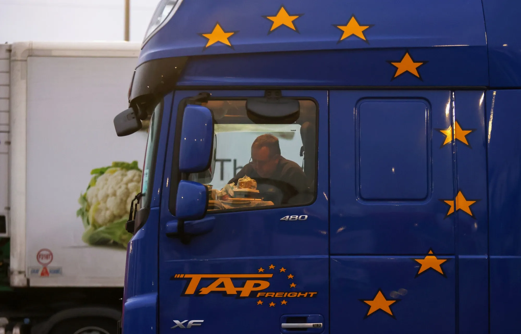 Port of Dover As U.K. Sees Shortages of Truckers