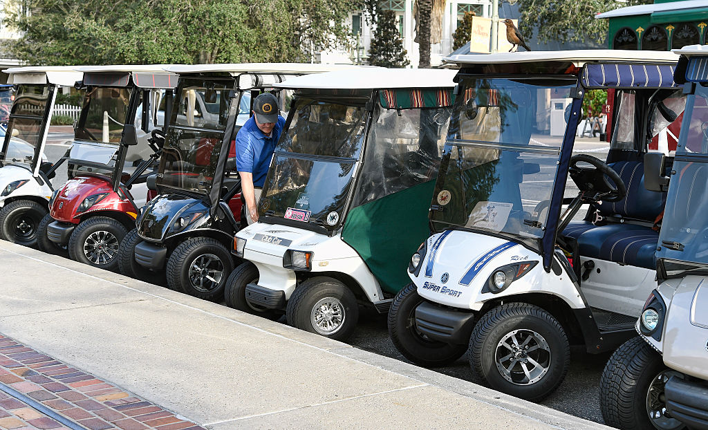 Two near-certainties of retirement: Social Security and a golf cart.
