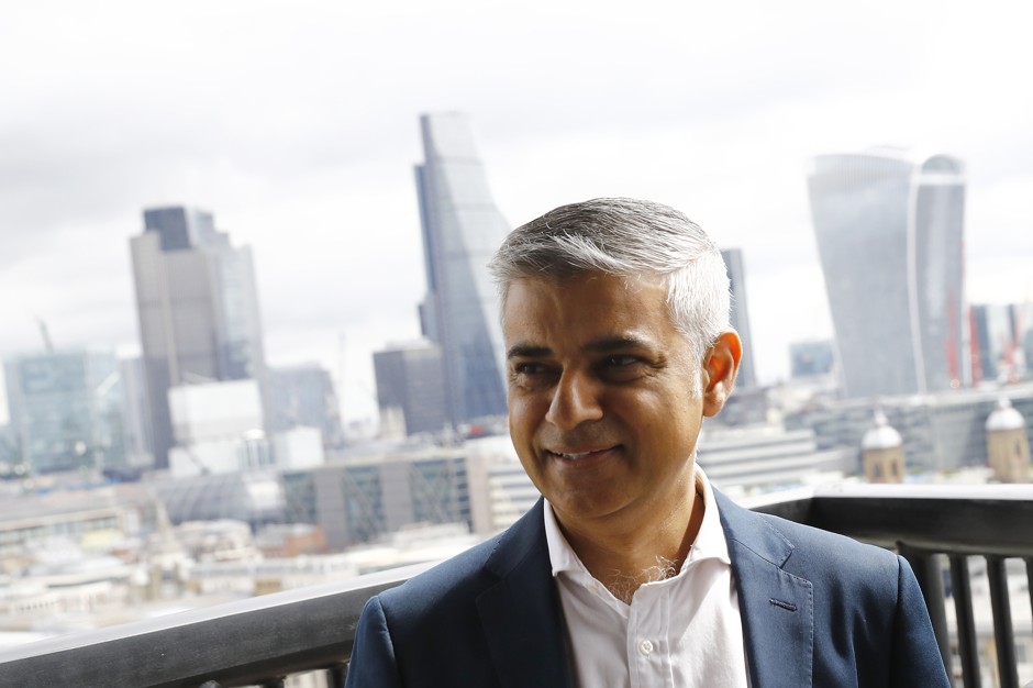 Mayor of London Sadiq Khan wants a denser, beerier city. 