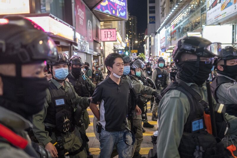 Hong Kong Demonstrators Mark Anniversary of June 12 Protest Clashes