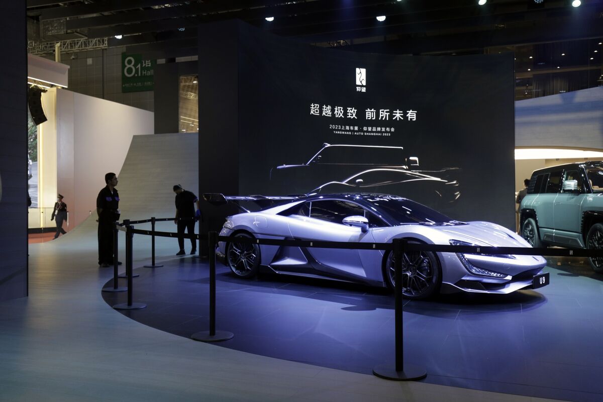 The Biggest Reveals From the Shanghai Auto Show In Pictures Bloomberg