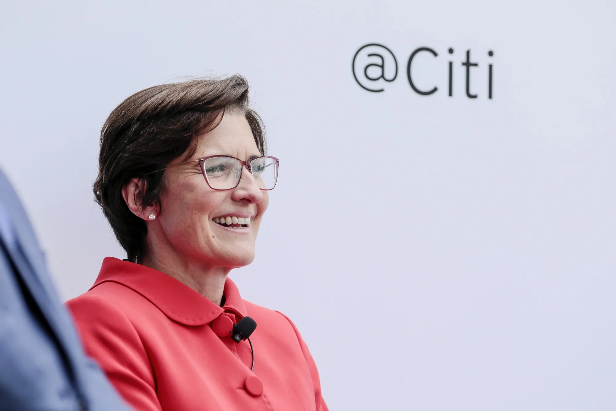 Jane Fraser attends the Milken Institute Global Conference in California on April 29, 2019.&nbsp;