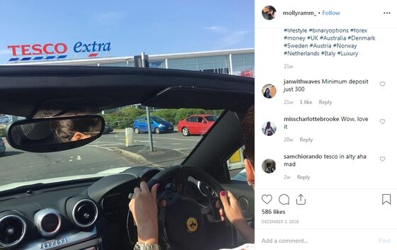 Beware the Ferrari-Driving FX-Trader on Instagram, Regulator Warns