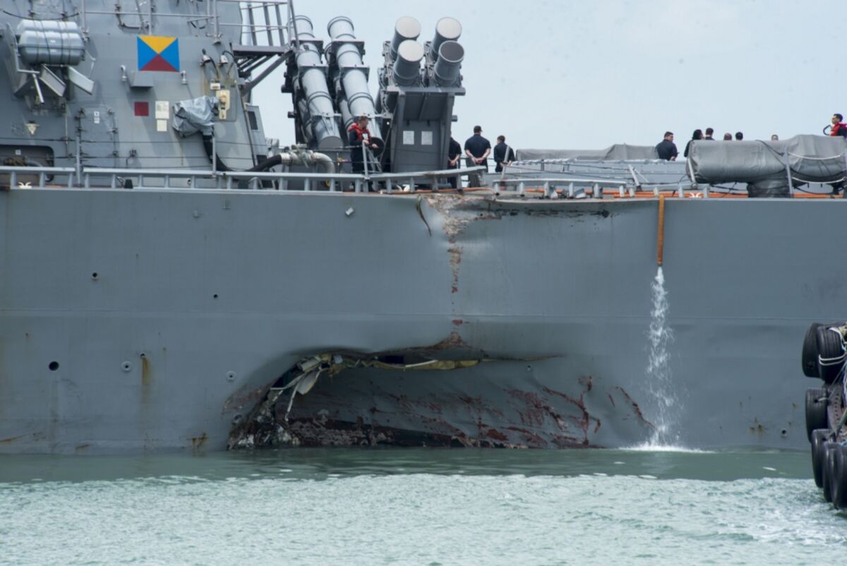 Why Do U.S. Navy Ships Keep Crashing? Bloomberg