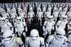 Figurines of Kylo Ren, center, and First Order Stormtroopers, characters from "Star Wars", are displayed at the Tomy Co. booth at the International Tokyo Toy Show in Tokyo, Japan, on Thursday, June 9, 2016. The toy show will run though June 12 at the Tokyo International Exhibition Center.