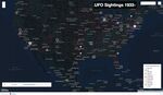 relates to Every UFO Sighting Since 1933, Mapped