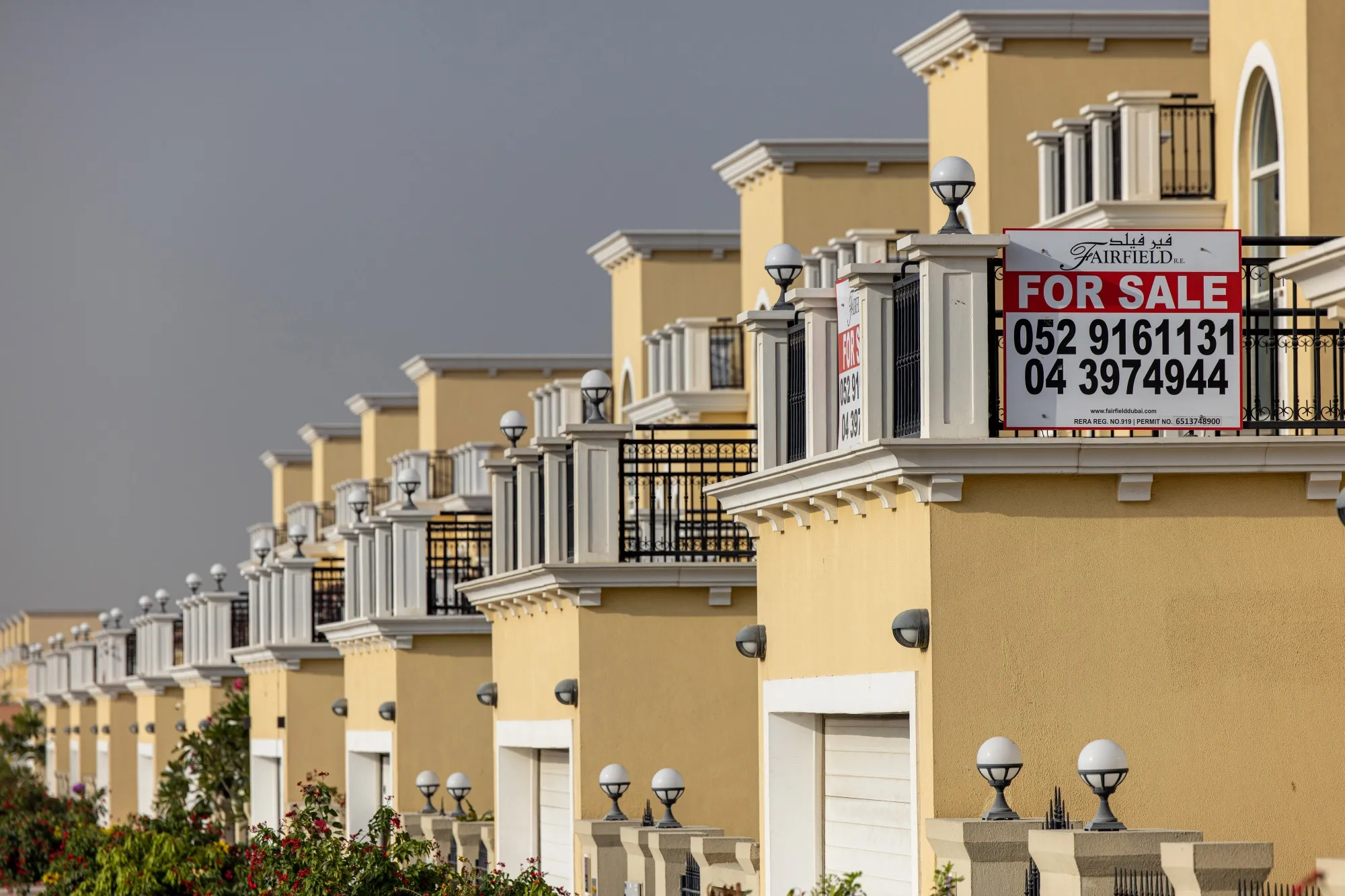 Residential villas in Dubai.