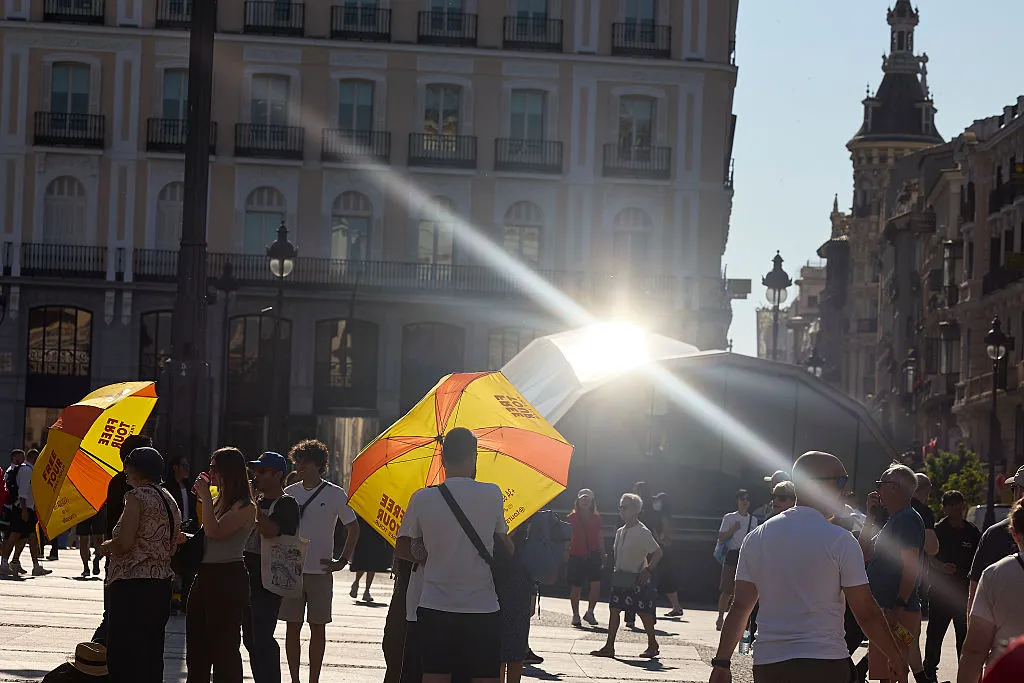 Extreme heat in Madrid, June 16.