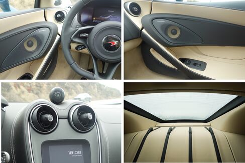 The fit and finish of the car are high quality and well made, with more leather than in the 570S.
