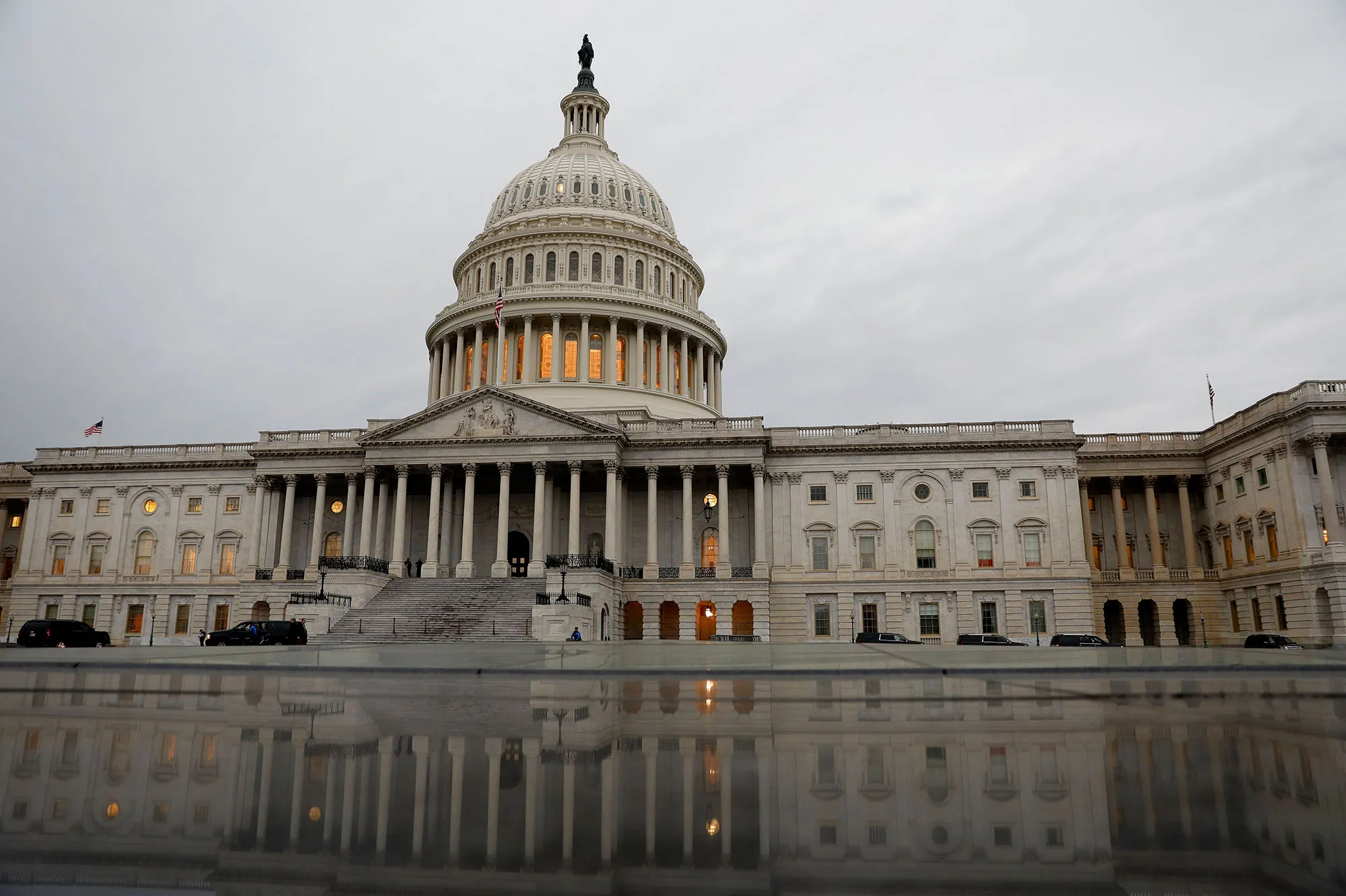 The U.S Capitol building stands ahead of a joint session of Congress in Washington, D.C., U.S., on Tuesday, Feb. 28, 2017.
