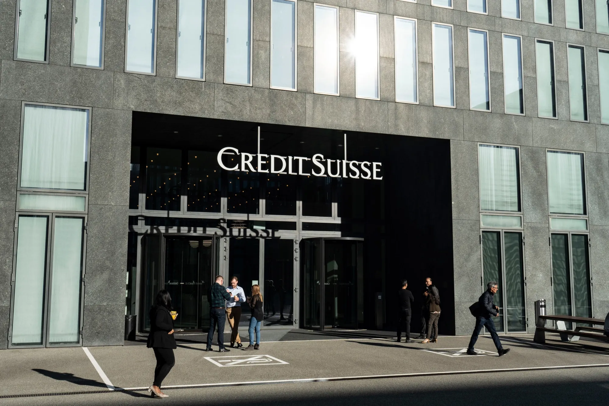 The Credit Suisse Group AG office tower in Zurich, Switzerland.&nbsp;